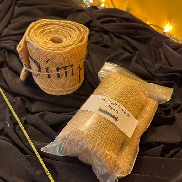 Burlap new for crafting live simply and plain 6 yd - Picture 1 of 5